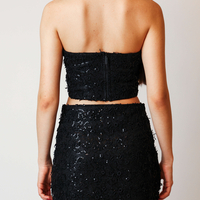 GOLDA BLACK MINISKIRT AND TOP
