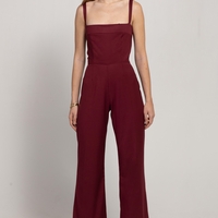 MAROON JUMPSUIT