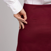 AMARA BURGUNDY MINISKIRT