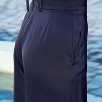 BLACK PEARL SATIN CO-ORD SET