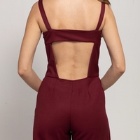 MAROON JUMPSUIT
