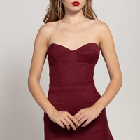 AMOR BURGUNDY CO-ORD SET