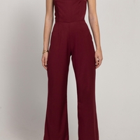 MAROON JUMPSUIT