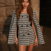NAOMI TWEED DRESS