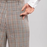 AYLA CHECKED TROUSERS