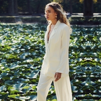 WHITE PEARL SATIN CO-ORD SET