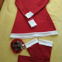 👑Стилна и удобна рокля в комплект с калци от рипс 🎅 