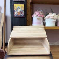 Ръчно изработена декоративна дървена кутия за съхранение – Уют и Ред