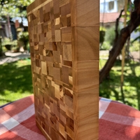 Луксозна дъска за рязане с челна шарка