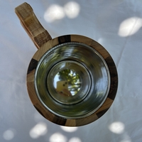 Голяма дървена халба за бира