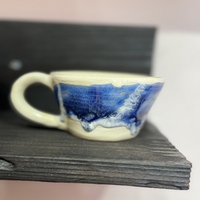 Авторска керамична чаша – Ръчна изработка от Емилия Милчева (Уникат)