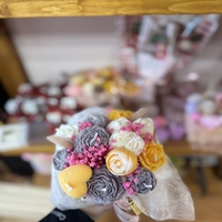 Ръчно изработен аранжиран букет от ароматни свещи – 