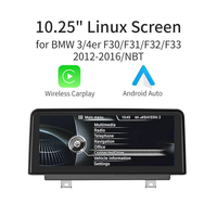 Дисплей за BMW 3/ F30 F32 F34 F36 NBT с безжичен CarPlay/Android Auto