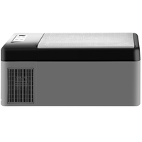 Компресорен авто хладилник VEVOR 15L – 12V/24V/220V, фризер до -20°C