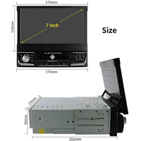 Universal Android 13, 1DIN Multimedia/Navigation