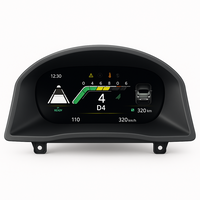 Дигитален километраж за VW Golf 5 (2004–2008) | 10.25'' LCD Табло