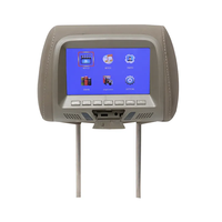LCD-TFT headrest set with integrated monitor