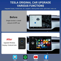 TESLA Model 3 X/Y/S Безжичен Carplay Auto AI BOX
