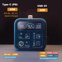 Преносим соларен генератор за ток Power Station G52 600W, 550Wh