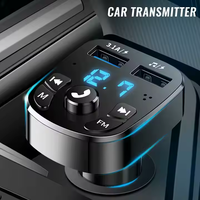 FM Трансмитер Podofo с Bluetooth 5.0, Hands-free и Бързо Зареждане