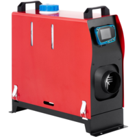 Суха дизелова печка 12V 5KW с LCD дисплей и шумозаглушител