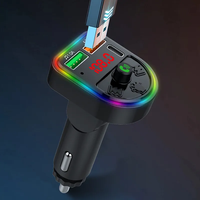 FM Трансмитер с Bluetooth 5.0, Бързо Зареждане и USB Type-C