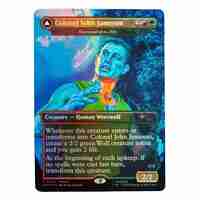 PRE-ORDER: Marvel Legends Magic: The Gathering - Man-Wolf Екшън Фигурка + фойл промо карта