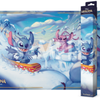 PRE-ORDER: Disney Lorcana TCG - Stitch and Angel in Winterspell Playmat (подложка за игра)