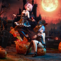 PRE-ORDER: Re:ZERO -Starting Life in Another World- Ram: Phantom Night Wizard 1/7 Колекционерска фигурка