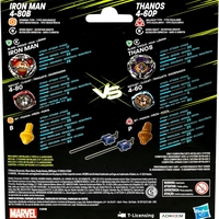 Beyblade X Marvel- Iron Man 4-80B & Thanos 4-60P Двоен Пакет