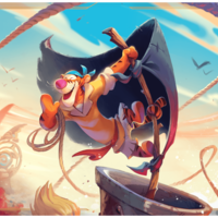Disney Lorcana - Tigger подложка за игра (playmat)