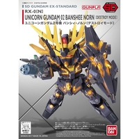 GUNDAM EX-Standard 015 Unicorn 02 Banshee Norn (Destroy M.)-Model Kit Фигурка