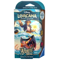 Disney Lorcana TCG: Стартово тесте за игра - Azurite Sea - Jim Hawkins & Tigger