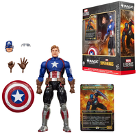 Marvel Legends Super Heroes MTG - Captain America Екшън Фигурка + фойл промо карта