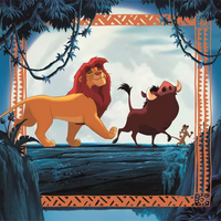 Disney - Цар Лъв (3 пъзела)