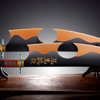 Demon Slayer - Tengen Uzui's Nichirin Swords Реплика 1/1