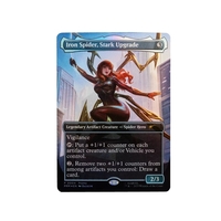 PRE-ORDER: Marvel Legends Magic: The Gathering - Mary Jane Watson (Iron Spider) Екшън Фигурка + фойл промо карта
