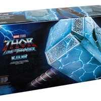 Thor: Love and Thunder Marvel Legends 1/1 Mighty Thor Mjolnir Premium Electronic Roleplay Hammer