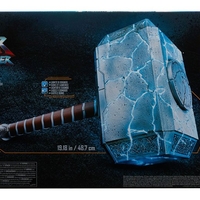 Thor: Love and Thunder Marvel Legends 1/1 Mighty Thor Mjolnir Premium Electronic Roleplay Hammer