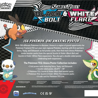 Pokemon TCG Scarlet & Violet Black Bolt & White Flare 10.5 - Unova Poster Collection