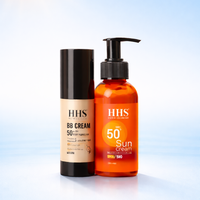 HHS BB крем SPF 50+ + HHS слънцезащитен крем SPF 50 – двойна защита и естествен тен