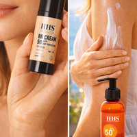 HHS BB крем SPF 50+ + HHS слънцезащитен крем SPF 50 – двойна защита и естествен тен