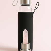 Бутилка за зареждане на вода с Розов Кварц