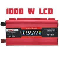 Инвертор на напрежение UKC KC-1000D, 12 волта, 1000 W, LCD дисплей