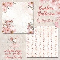 Bambina Ballerina - Digital Papers