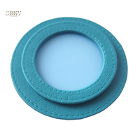 Shaker element with artificial leather, light turquoise