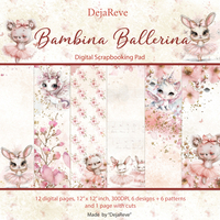 Bambina Ballerina - Digital Papers