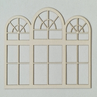 Chipborad Set of 4 Windows