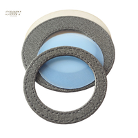 Shaker element with artificial leather, dark gray color