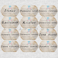 Digital Spice Labels - In Bulgarian